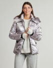 Piumino Desigual METALIC Argento Piumini Donna - 2