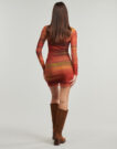 Abito corto  Desigual  DANTE  Multicolore -  Abiti corti Donna - 4