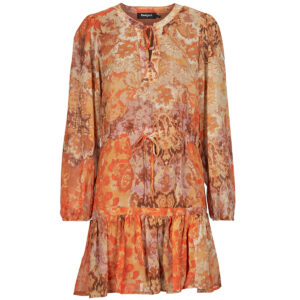 Abito corto  Desigual  BOHOSHORT  Arancio -  Abiti corti Donna