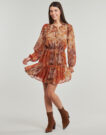 Abito corto  Desigual  BOHOSHORT  Arancio -  Abiti corti Donna - 3