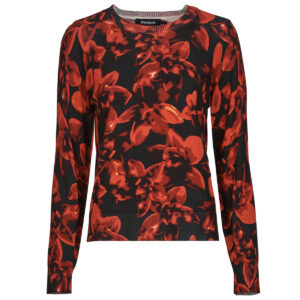 Maglione  Desigual  LUND  Rosso -  Maglioni Donna