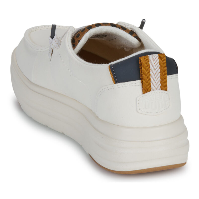 HEYDUDE WENDY NOVA CLASSIC Blanc Slip on Femme - 5