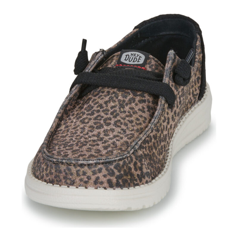 HEYDUDE  WENDY SPARKLE ANIMAL  Marrone -  Slip on Donna - 3