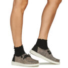 HEYDUDE  WENDY SPARKLE ANIMAL  Marrone -  Slip on Donna - 8