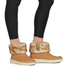 HEYDUDE CAMDEN CUFF CLASSIC COZY Marrone Scarpe da neve Donna - 8