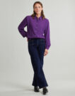 Jeans Flare Pepe jeans STRAIGHT UHW LEXA RINSE Marine Jeans Flare Donna - 2