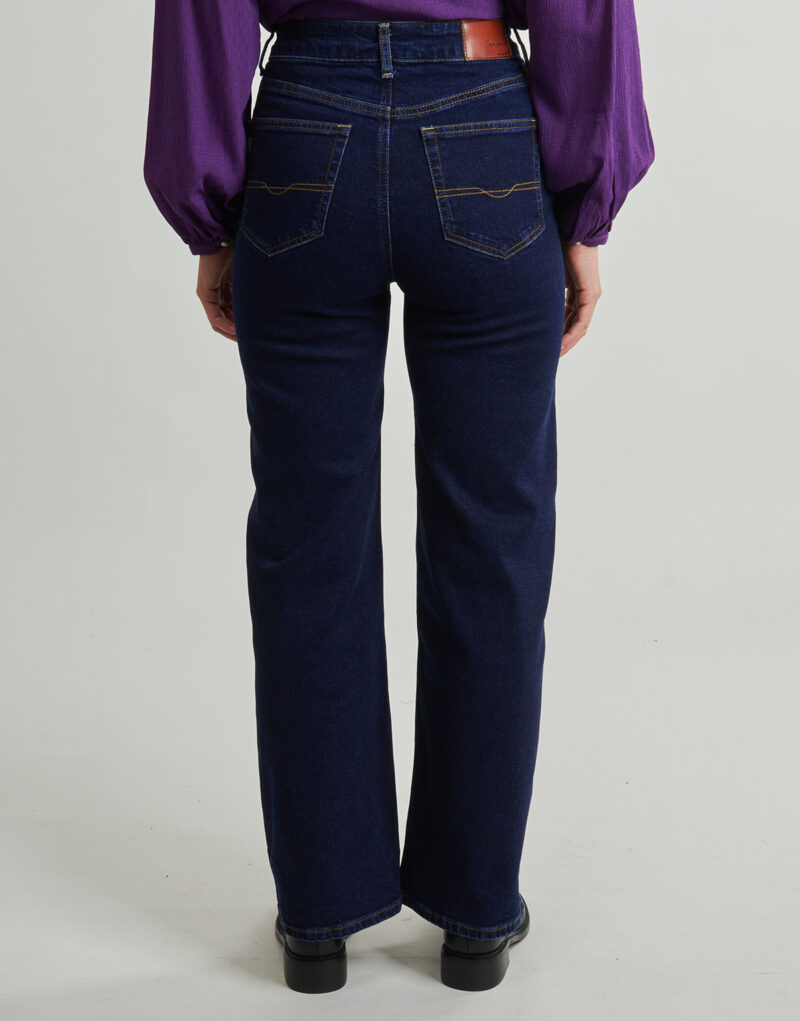 Jeans Flare Pepe jeans STRAIGHT UHW LEXA RINSE Marine Jeans Flare Donna - 4
