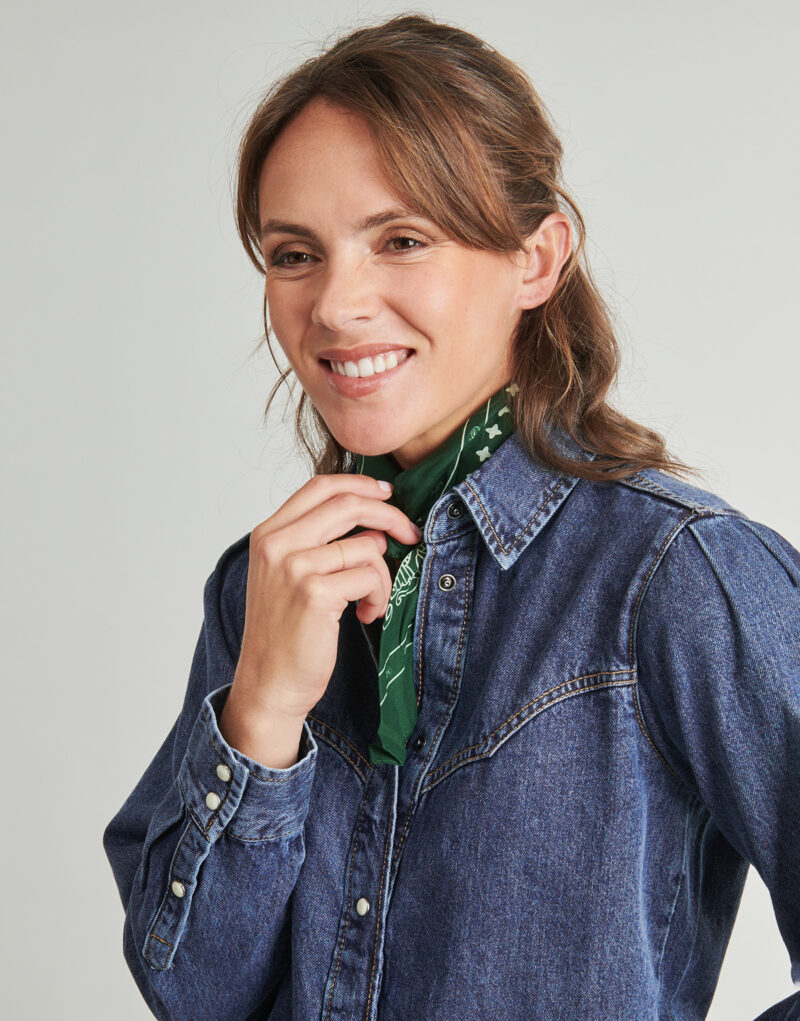Camicia  Pepe jeans  ODILE  Blu -  Camicie Donna - 5