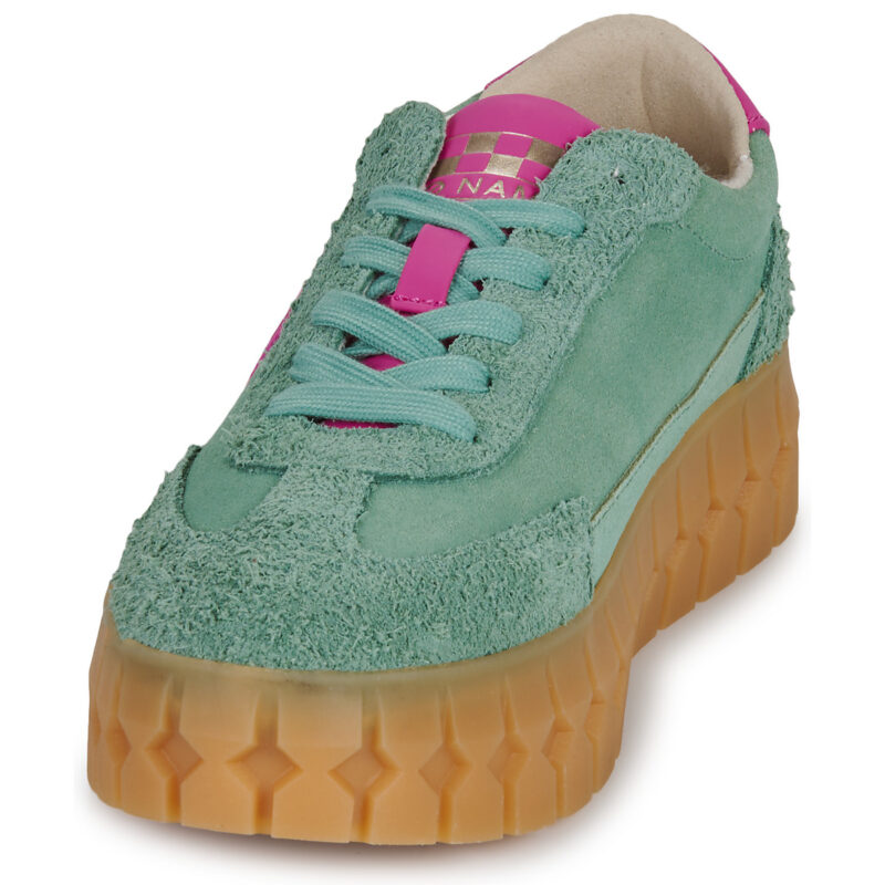 No Name  PLAY SIDE W  Verde -  Sneakers basse Donna - 3