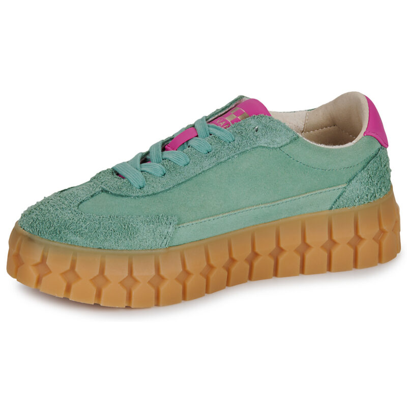 No Name  PLAY SIDE W  Verde -  Sneakers basse Donna - 4
