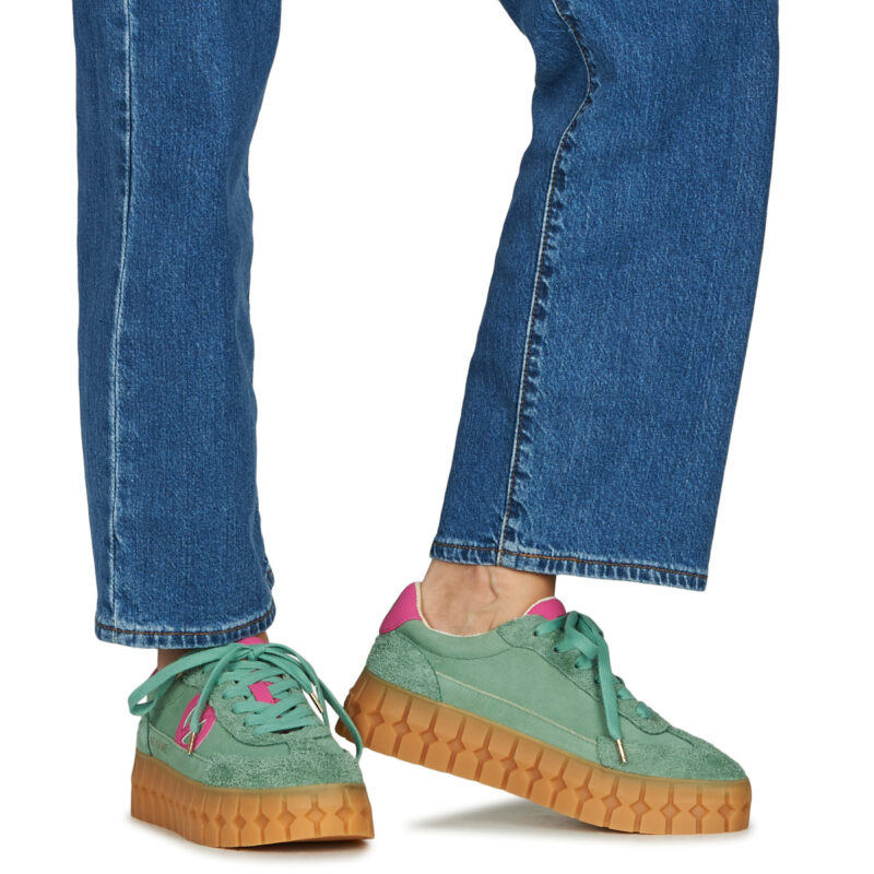 No Name  PLAY SIDE W  Verde -  Sneakers basse Donna - 8