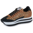 No Name  FLEX M JOGGER W  Marrone -  Sneakers basse Donna - 4