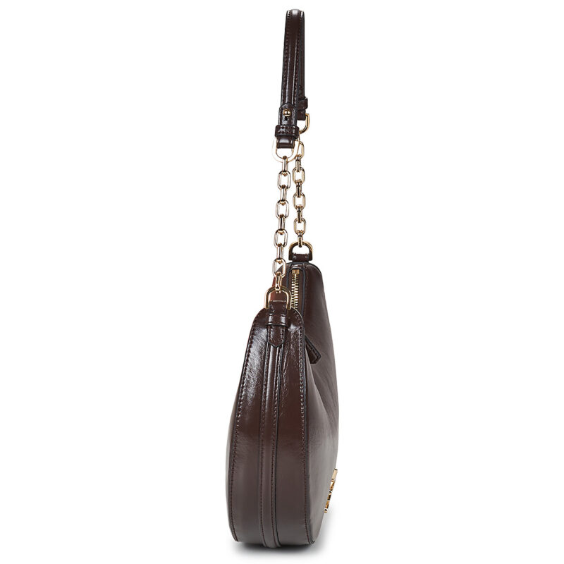 Karl Lagerfeld K/AUTOGRAPH MOONBAG NAPLAK Marrone Borse a spalla Donna - 3