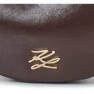 Karl Lagerfeld K/AUTOGRAPH MOONBAG NAPLAK Marrone Borse a spalla Donna - 4