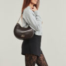Karl Lagerfeld K/AUTOGRAPH MOONBAG NAPLAK Marrone Borse a spalla Donna - 6