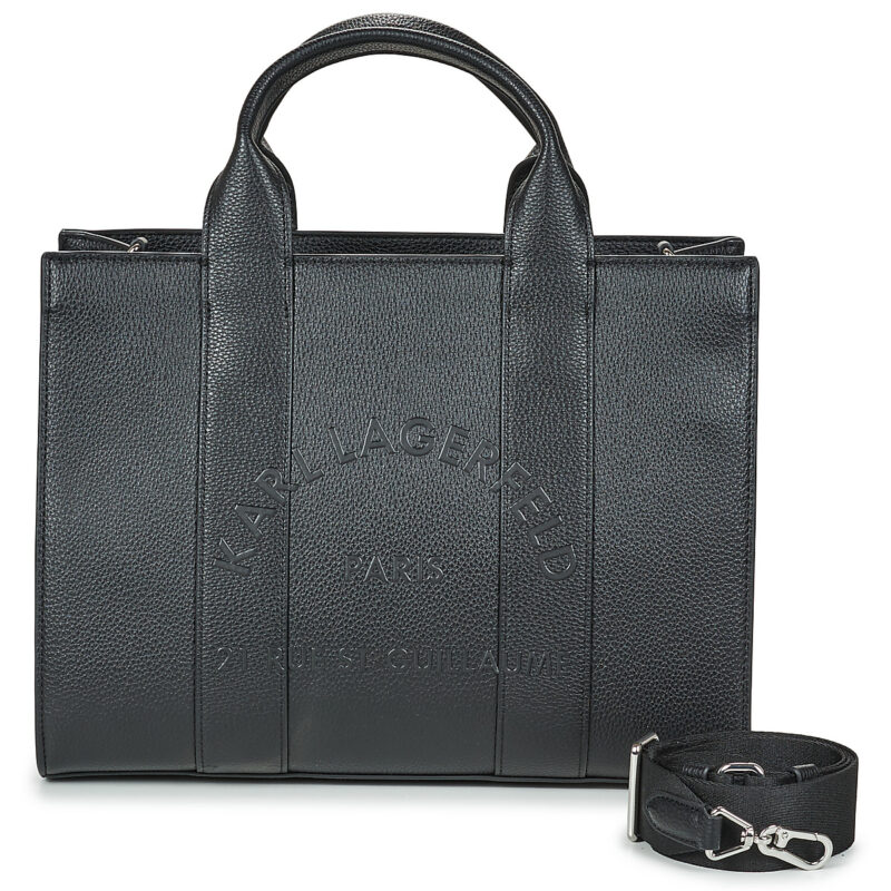 Donna Karl Lagerfeld K/RSG PEBBLE SQUARE MED TOTE Nero Borsetta Donna - 1