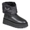 Karl Lagerfeld SKYLAR Signia Kollar Mid Boot Negro Zapatos de nieve Mujer