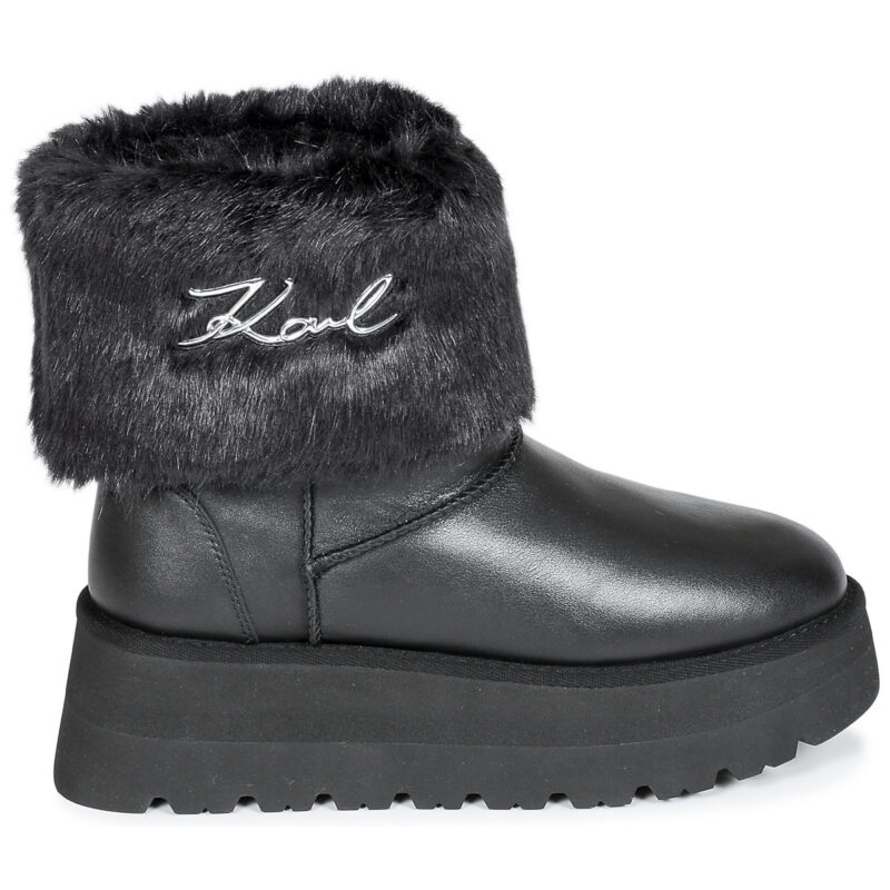 Karl Lagerfeld SKYLAR Signia Kollar Mid Boot Nero Scarpe da neve Donna - 2