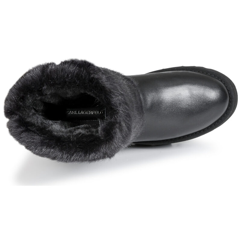 Karl Lagerfeld SKYLAR Signia Kollar Mid Boot Nero Scarpe da neve Donna - 6