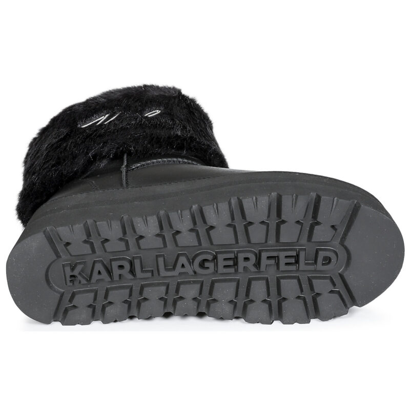 Karl Lagerfeld SKYLAR Signia Kollar Mid Boot Nero Scarpe da neve Donna - 7