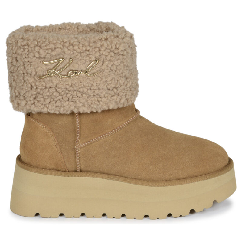 Karl Lagerfeld SKYLAR Signia Kollar Mid Boot Marrone Scarpe da neve Donna - 2