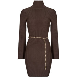 Abito corto  MICHAEL Michael Kors  BELTD MINI DRS  Marrone -  Abiti corti Donna