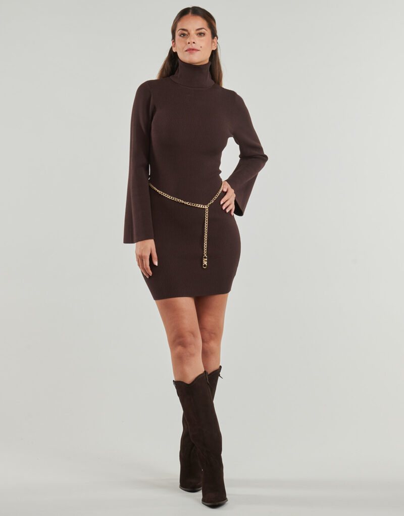 Abito corto  MICHAEL Michael Kors  BELTD MINI DRS  Marrone -  Abiti corti Donna - 2