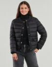 Duvet MICHAEL Michael Kors COLLARLESS PACKABLE JACKET W CORDUROY TRIM Black Women's Down Jackets - 2