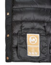 Duvet MICHAEL Michael Kors COLLARLESS PACKABLE JACKET W CORDUROY TRIM Black Women's Down Jackets - 7