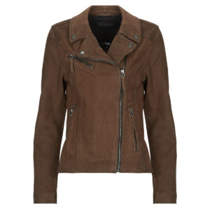 Giacca in pelle  Oakwood  CLIPS  Marrone -   Giacche in pelle Donna
