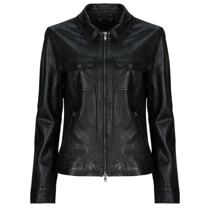 Giacca in pelle  Oakwood  BETHANY  Nero -   Giacche in pelle Donna - 1
