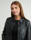 Giacca in pelle  Oakwood  BETHANY  Nero -   Giacche in pelle Donna - 5