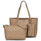 Guess BRENTON TOTE Beige Borse Shopping Donna - 4