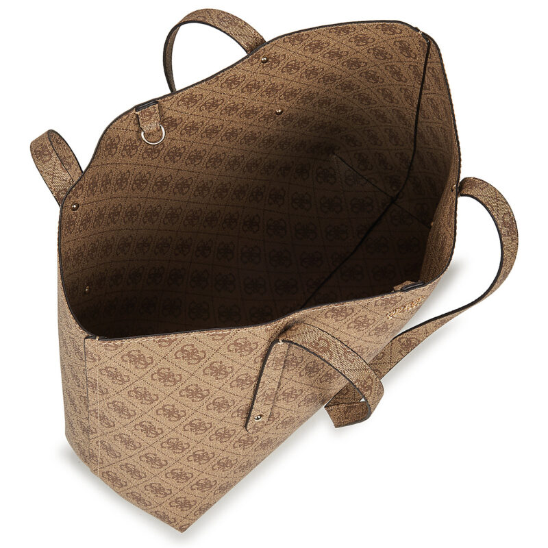 Guess BRENTON TOTE Beige Borse Shopping Donna - 5