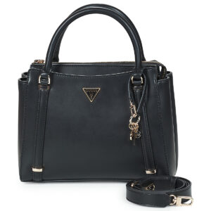 Donna Guess DARYNA II 2 COMP SATCHEL Nero Borsetta Donna