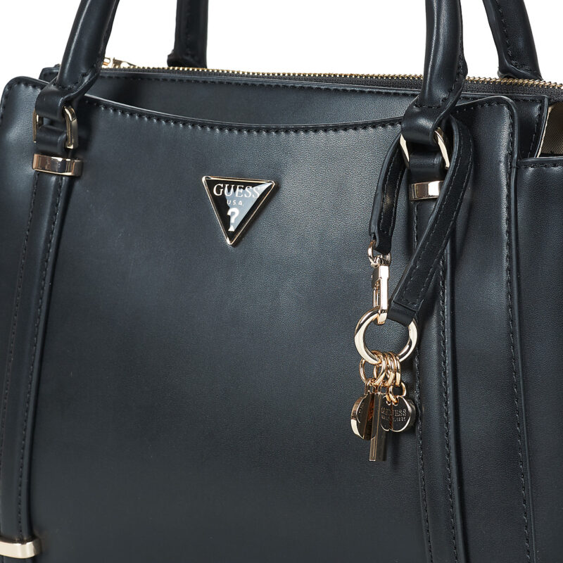 Donna Guess DARYNA II 2 COMP SATCHEL Nero Borsetta Donna - 4