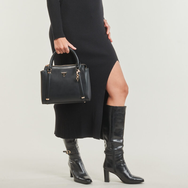 Donna Guess DARYNA II 2 COMP SATCHEL Nero Borsetta Donna - 6