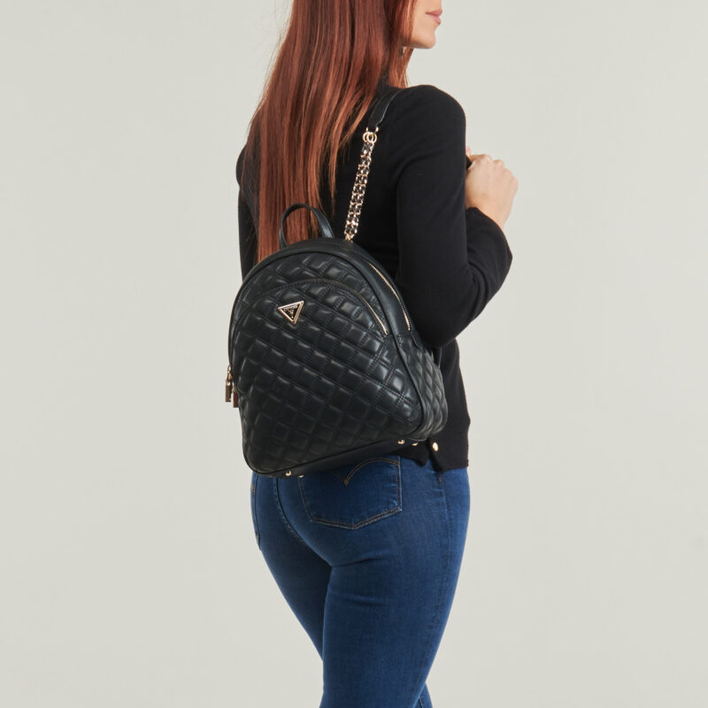 Donna Guess GIULLY II DOME BACKPACK Nero Zaino Donna - 6