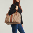 Guess ERENIA TOTE Beige Borse Shopping Donna - 6