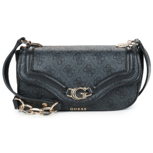 Guess DEA CROSSBODY FLAP Nero Borsa a tracolla Donna