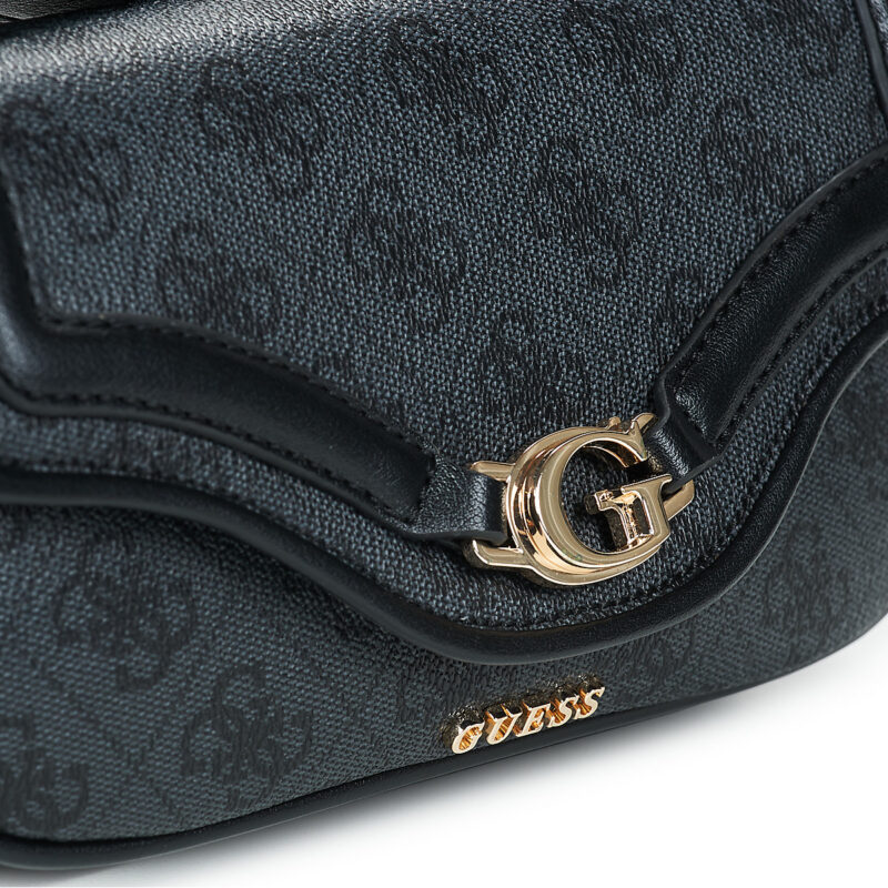 Guess DEA CROSSBODY FLAP Nero Borsa a tracolla Donna - 4