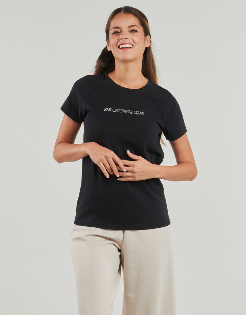 T-shirt Emporio Armani CREW NECK T-SHIRT AF13033 Nero T-shirt maniche corte Donna - 2