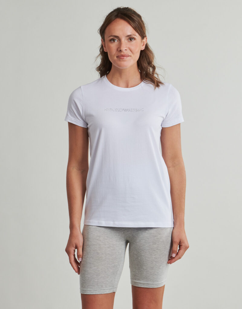 T-shirt Emporio Armani CREW NECK T-SHIRT AF13033 Bianco T-shirt maniche corte Donna - 2