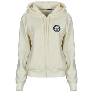 Felpe con cappuccio  Emporio Armani  HD FZ SWEATSHIRT  Beige -  Felpe con cappuccio Abbigliamento Donna