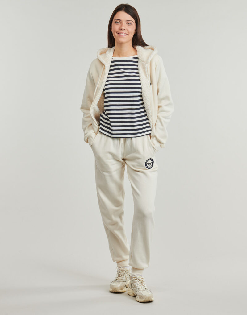 Pantaloni Sportivi Emporio Armani TROUSERS WITH CUFFS Beige Pantaloni Sportivi Donna - 2