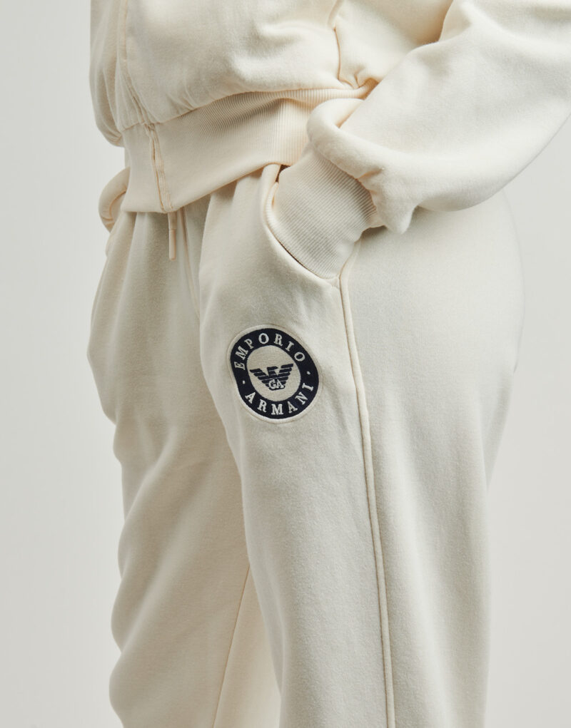 Pantaloni Sportivi Emporio Armani TROUSERS WITH CUFFS Beige Pantaloni Sportivi Donna - 5