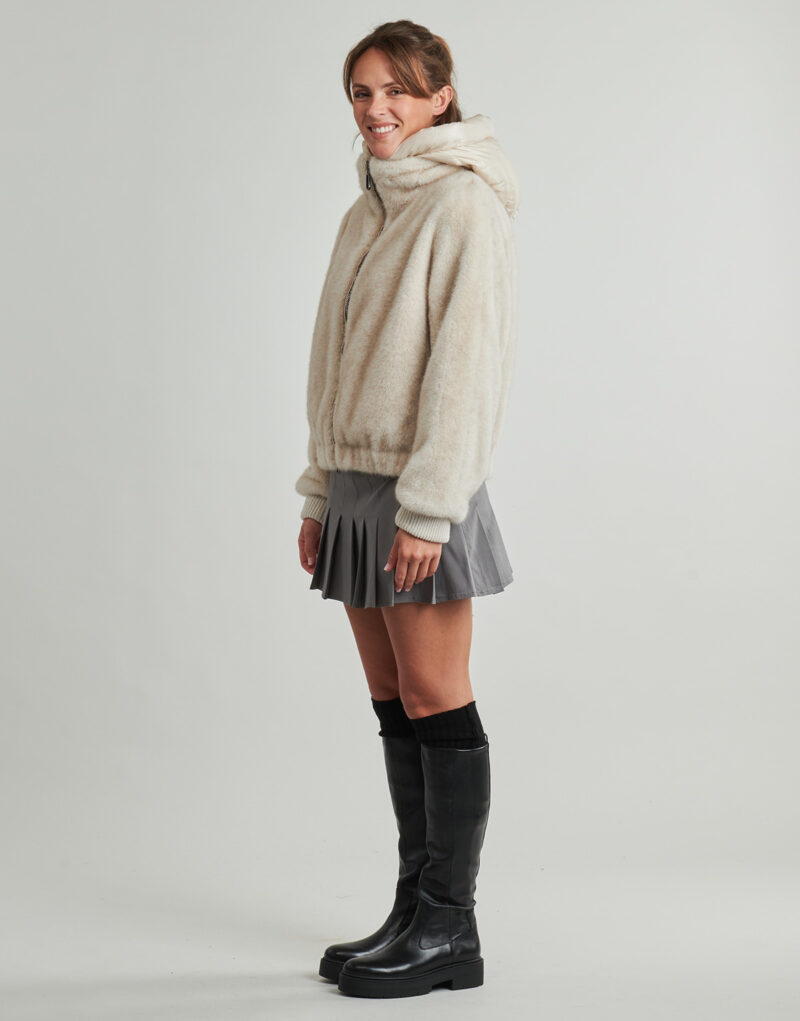 Giubbotto Geox SPHERICA G Beige Giubbotti Donna - 3