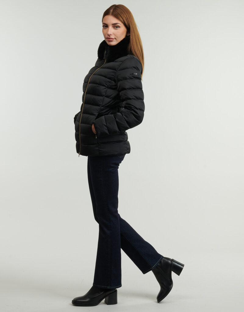 Daunenjacke Geox BETTANIE T Schwarze Damen-Daunenjacken - 3