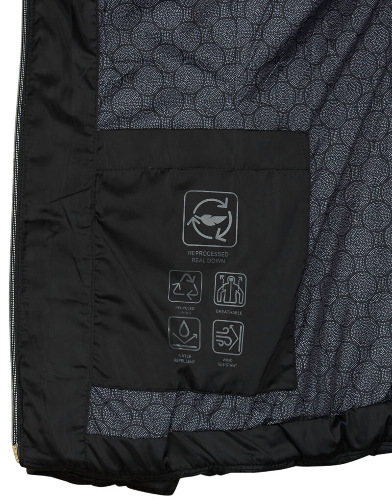 Daunenjacke Geox BETTANIE T Schwarze Damen-Daunenjacken - 6