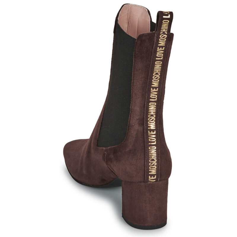 Love Moschino LOOP LOGO Marrone Stivaletti Donna - 5